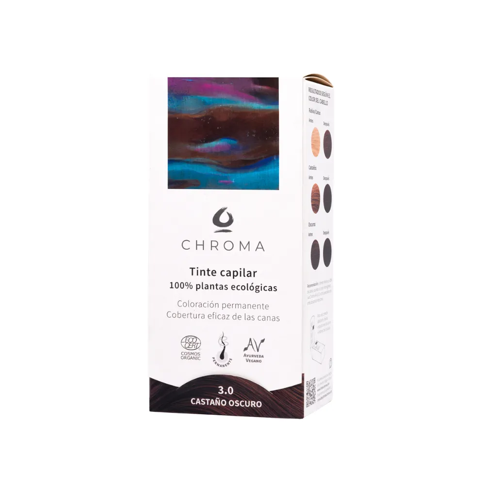 Chroma Tinte Natural 3.0 Castaño Oscuro 100g Chroma Tinte Natural 3.0 Castaño Oscuro 100g
